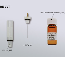 Einschraubbare nicht-wässrigen Referenzelektrode für Durchflusszellen