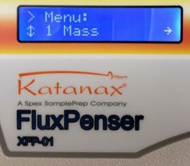Katanax XFP-01 FluxPenser® - Detailansicht des Display´s