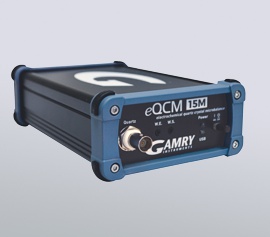 Gamry eQCM 15M für Biofilme, Proteinabsorption, Metaboliten, Enzyme, Lipid-Doppelschichten, ganze Zellen, Gewebekulturen