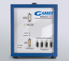 Potentiostat / Galvanostat / ZRA Gamry Reference 3000  – Auxiliary Electrometer (AE)