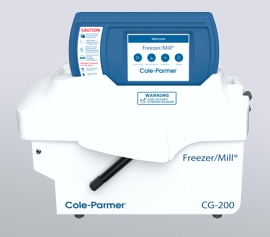 Cole-Parmer Kryomühle CG-200 Freezer/Mill® mit geschlossenem Deckel, betriebsbereit