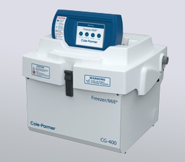 Cole-Parmer Kryomühle CG-400 Freezer/Mill® mit geschlossenem Deckel, betriebsbereit