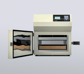 Thermtest HFM-100 Wärmefluss-Plattenapparatur – Probenraum