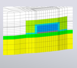 Applikationsschrift vom IKTS, Dresden zu FEM Simulationen an Polymerproben